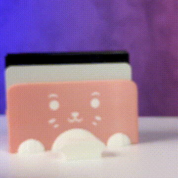Fundas de tarjetas con diseño de gato kawaii